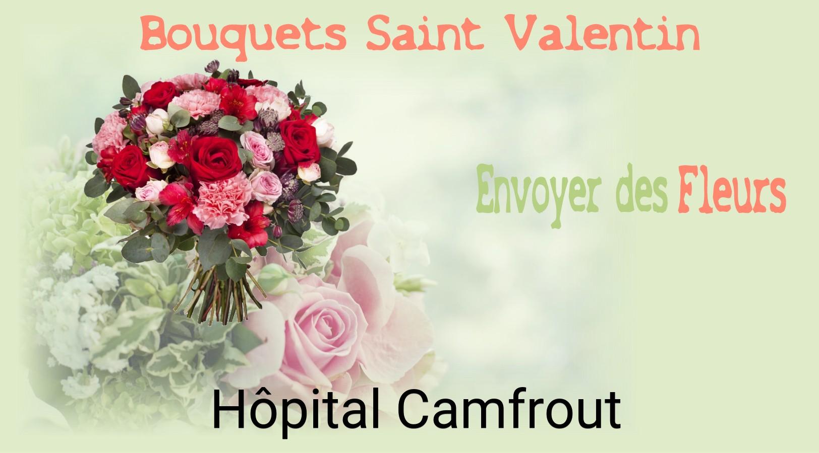 Roses de Saint-Valentin livrées à Hôpital-Camfrout